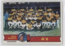 1979 Topps Team Checklist Oakland Athletics Jack McKeon #328 00em