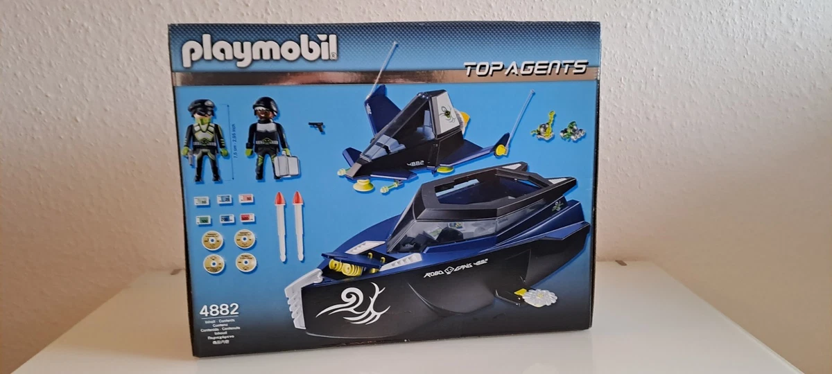 Playmobil® Top Agents "Robo-Gangster Turbokampfschiff" 4882 neu und OVP