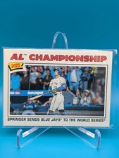 2026 Topps Heritage George Springer AL Championship #276 Toronto Blue Jays