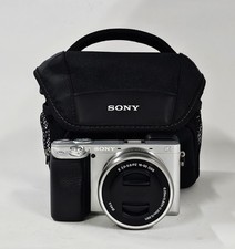 #Sony Alpha a6400 24.2MP Mirrorless Camera+16-50mm lens kit-SILVER (13K COUNT)