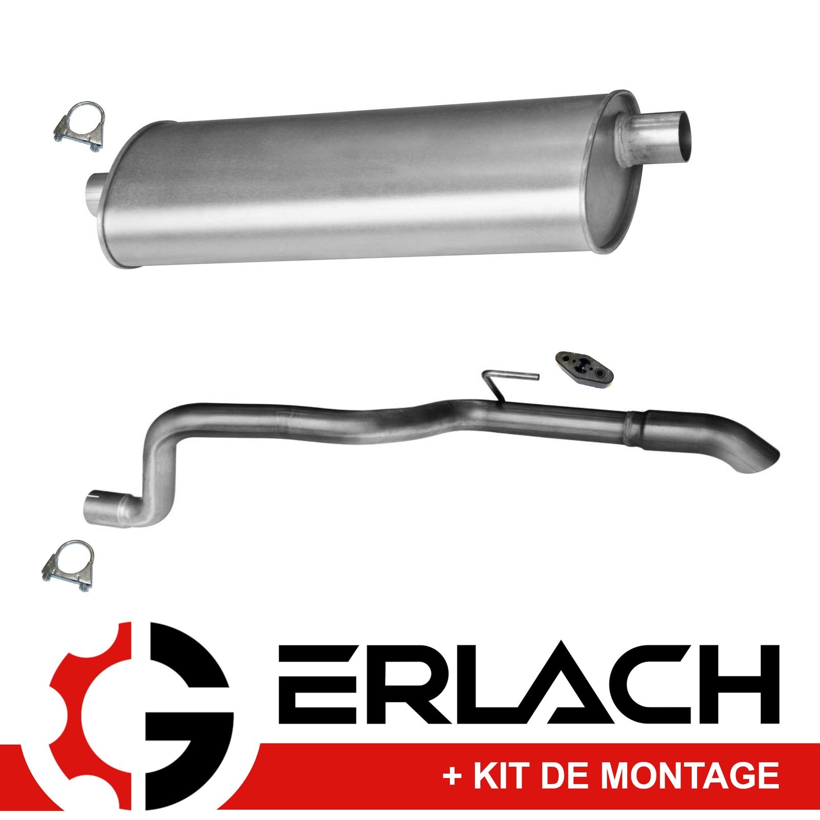 Silencieux d'échappement pour Jeep Grand Cherokee 3.1 TD et 4.7 V8 4x4