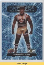 2023 Upper Deck AEW All Elite Wrestling Dazzlers Blue Powerhouse Hobbs READ 2zq