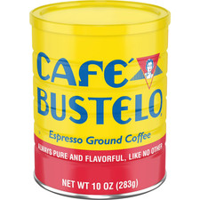 Cafe Bustelo, Espresso Style Dark Roast Ground Coffee, 10 oz Can EXP 09/26 7.79 per pound