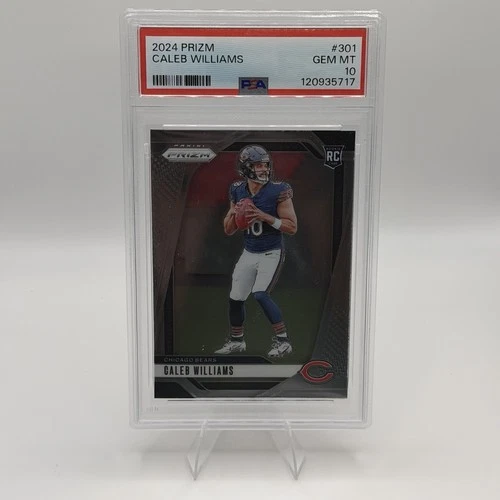 2024 Panini Prizm Base #301 Caleb Williams Rookie Bears PSA 10