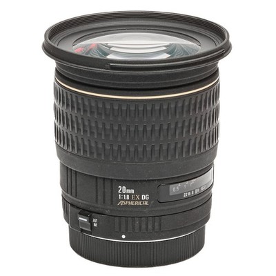 Sigma 20mm F1.8 EX DG Asph. f. Canon EF-Mount gebraucht Objektiv