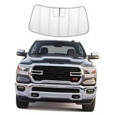 Windshield Sunshade for Ram 1500 2019-2025 UV Protection Easy to Install