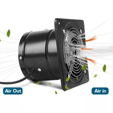 8 inch Exhaust Fan Ventilation Extractor Fan 110V Wall-Mounted Blower Duct Fan
