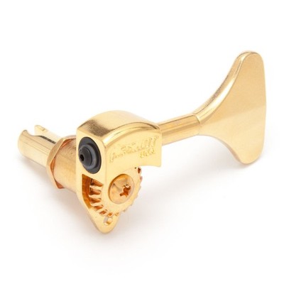 Hipshot HB6 1/2'' Ultralite Bass Tuner 4 In-Line (Gold, Y-Taste)