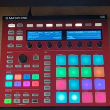 Native Instruments Maschine MK2 Red Digital Sampler  Sequencer, 16 Pad Triggers