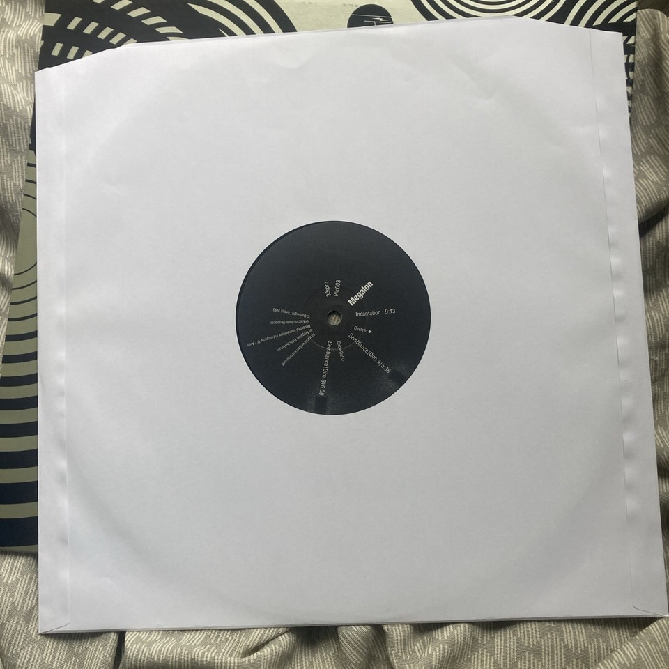 Megalon ‘Semblance / Incantation EP’ [Plink Plonk: Plk 003] TESTED VG ...
