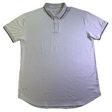 BYLT PREMIUM  BASICS RINGER PERFORMANCE POLO Gray Men’s 2XL XXL