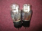 Matched Pair RCA Cunningham Type 71A tubes. Amplitrex Both Test 100% gm. Etched — photo 6