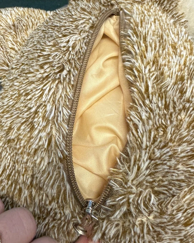 Y2K Mochila de Peluche Perezoso Bolso de Peluche Lindo Peludo Novedad Mini Lindo Bolso Foto 3 de 3