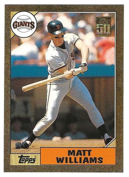 2001 Topps Traded Gold #126 Matt Williams San Francisco Giants BV$4 ####/2001