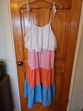 Time and Tru Women's Plus Summer Beach Dress SIZE XXXL NWT 