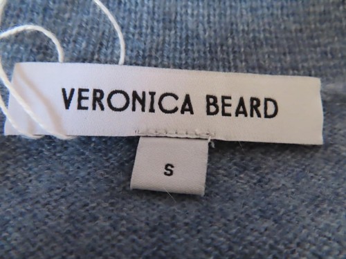 VERONICA BEARD Strickjacke schieferblau Cheshire Kaschmir Größe S - Bild 2 von 11