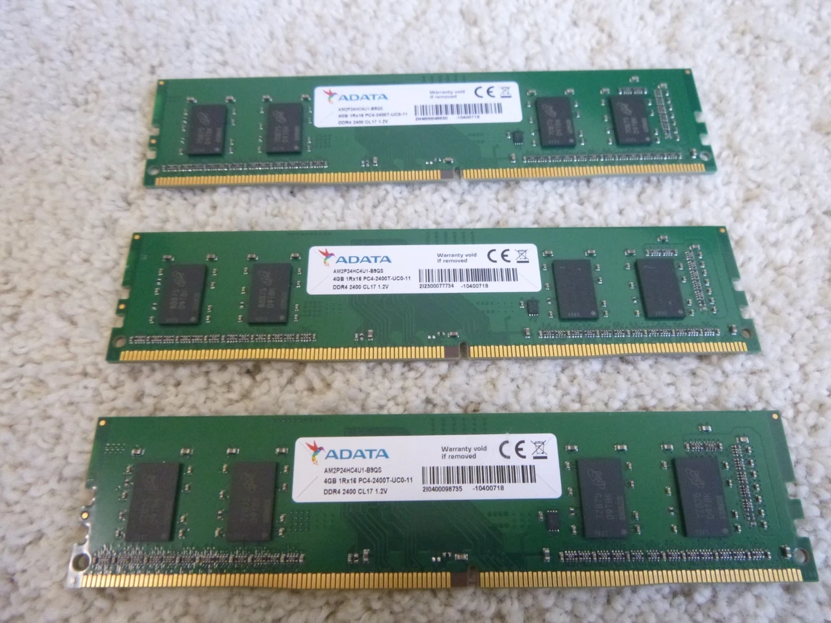 ADATA PC4-19200 (DDR4-2400) Bus Speed DDR4 SDRAM Memory (RAM) for