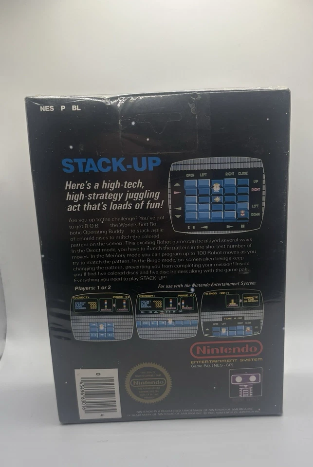 STACK UP - NINTENDO NES - CAJA GRANDE - NUEVO PRECINTADO - ¡ULTRA RARO! Foto 2 de 4