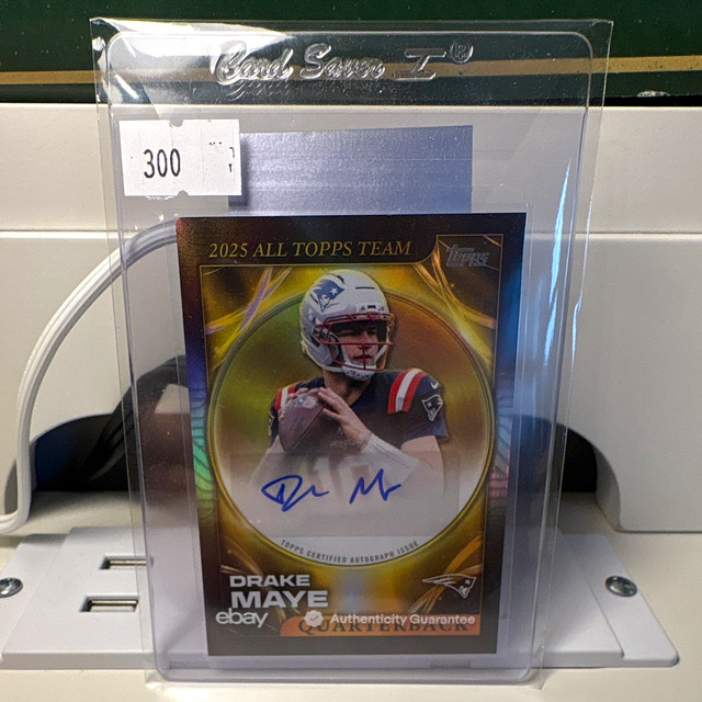 Topps 2026 Flagship Football Drake Maye Patriots All Topps Team Auto #300