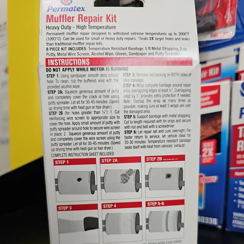 Kit de reparación de silenciador Permatex #80337 Foto 2 de 3