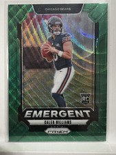 2024 Prizm Caleb Williams Green Wave Emergent #1 RC Chicago Bears