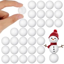 100 Pcs Polystyrene Foam Balls 2cm White Small Round Spheres For Crafts