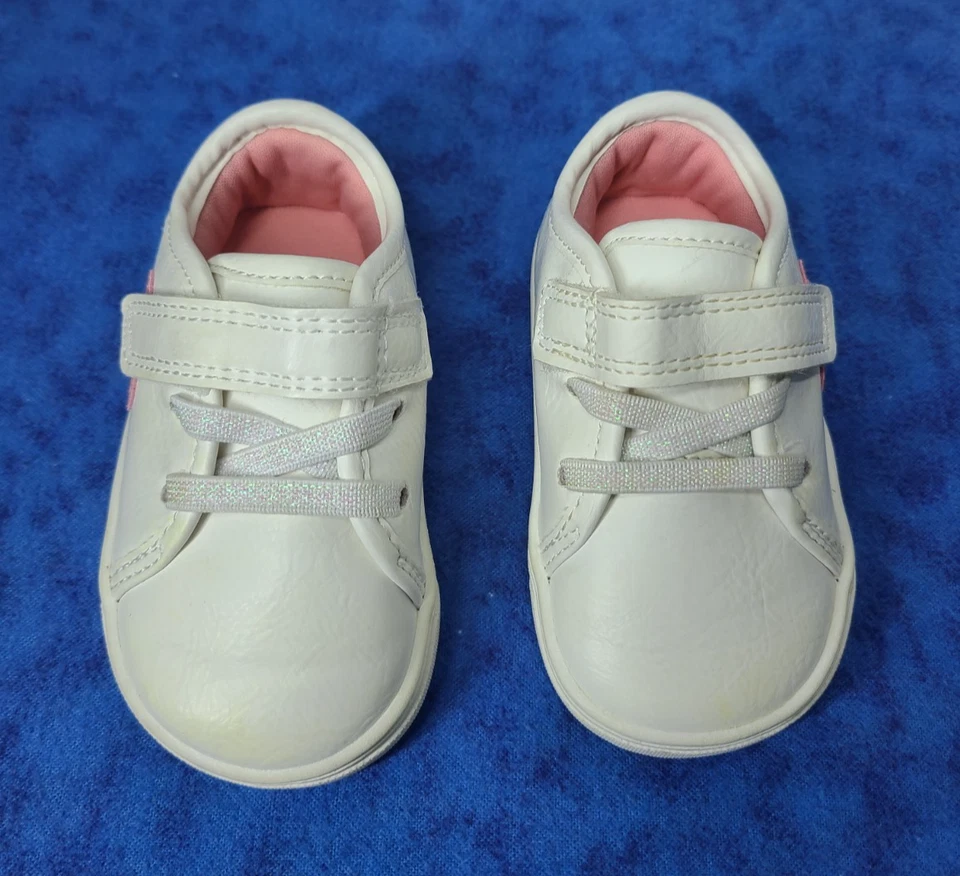 CARTERS Baby Girls Slip On Shoes SIZE 4 White Model JY21D05H - Image 2 of 4