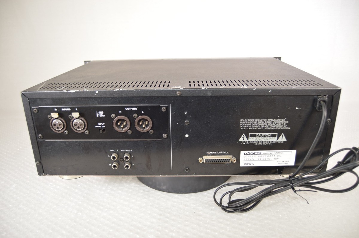 Tascam 122 MKIII MK3 Professional 3-Head Cassette Deck Working