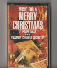 MUSIC FOR A MERRY CHRISTMAS - E. Power Biggs CASSETTE TAPE RARE OOP 1977