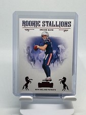 2024 Panini Contenders - Rookie Stallions Drake Maye #4 Red (RC) (829)