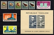 RÉPUBLIQUE TOGOLAISE - LOT DE TIMBRES DE 1965