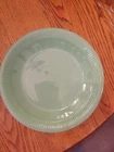 Set Of 10 Jadeite  Jane Ray 9"  Dinner Plates Ribbed Fire King Made In USA