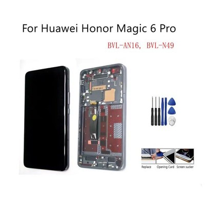 LCD Display For Huawei Honor Magic 6 Pro Touch Screen Digitizer with Black Frame