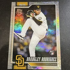 Topps 2026 Series One Bradgley Rodriguez #42 Rookie Opening Day Padres Parallel