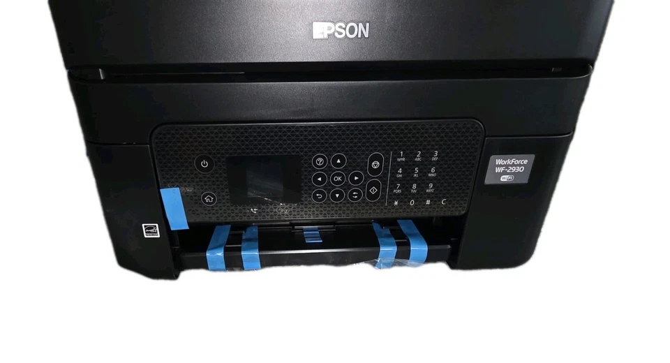 Epson WorkForce WF-2930 Wireless All-in-One Printer "NO INK" - Image 2 of 4