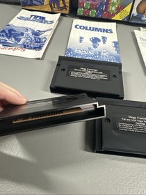 Sega Master System Game Bundle Lot 3 CIB Columns Time Soldiers Alien Syndrome