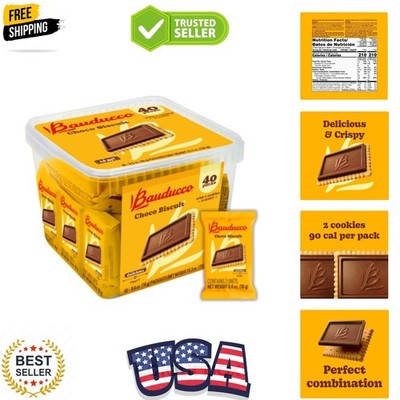 Choco Biscuit Cookies   Crispy Chocolate-Covered Biscuits, Individually Wrapp...