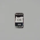 U.S. State Silver bar .999 1ozt Proof - OR/Oregon - 001033/041785