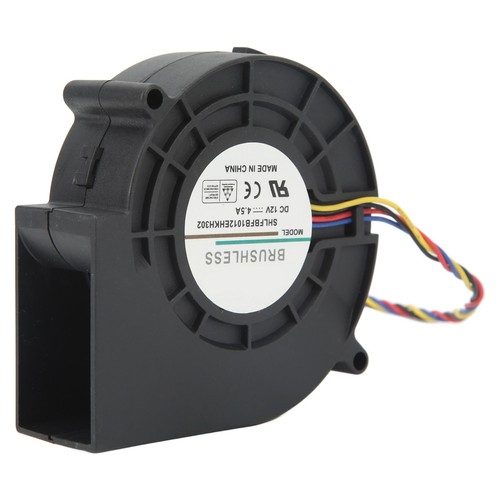 Centrifugal Blower Cooling Fan 6800RPM Double Ball Bearing DC12V 4.5A F FY - Afbeelding 14 van 22