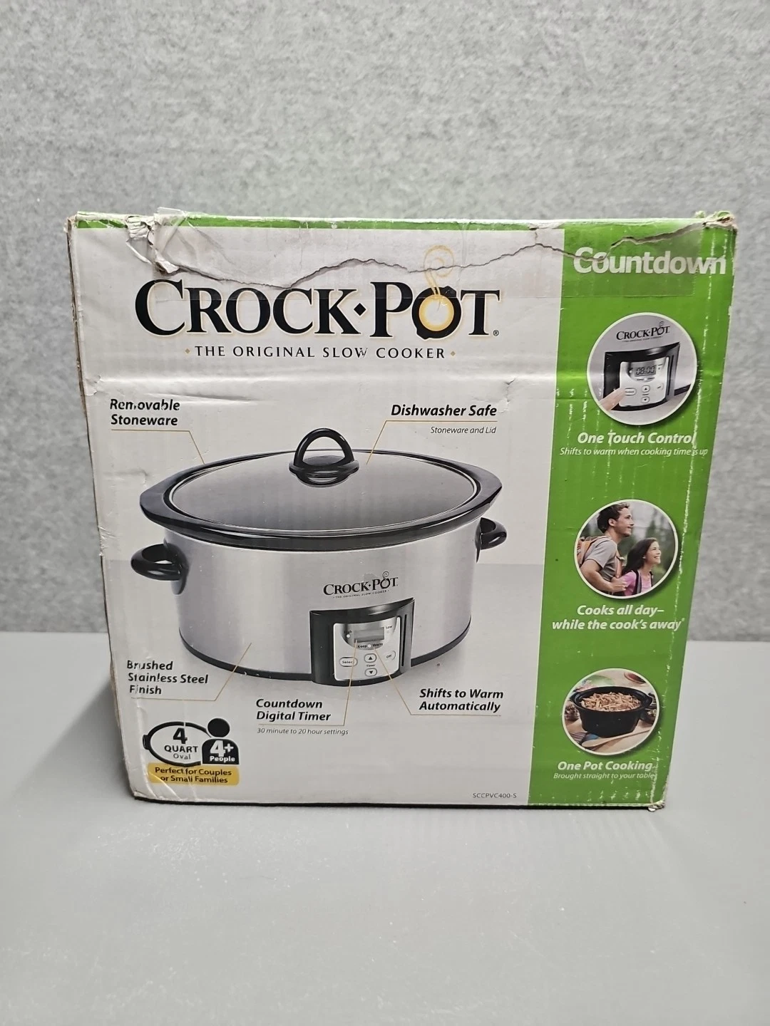 Crock-Pot 4-Quart Smart-Pot Programmable The Original Slow Cooker SCCPVC400-S
Opens in a new window