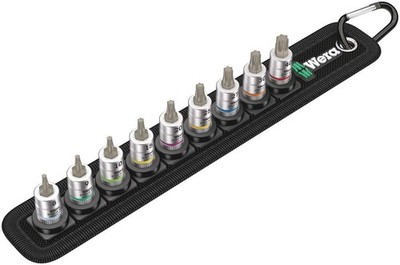 Wera 05003882001 Belt 3 Torx Hf Bitnuss Set Torx with Holding Function