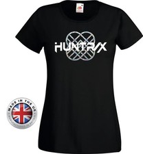 K-Pop T-shirt Demon Slayers tshirt Huntrix black t shirt. Unisex,kids+ladies+fit
