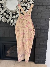 Womens Magnolia Pearl Floral Print Love Overalls in Orchid Bloom