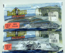 Bass Assassin Bang Lures Die Dapper 3 different Colors 5" Boot Tail 2 packs of 7