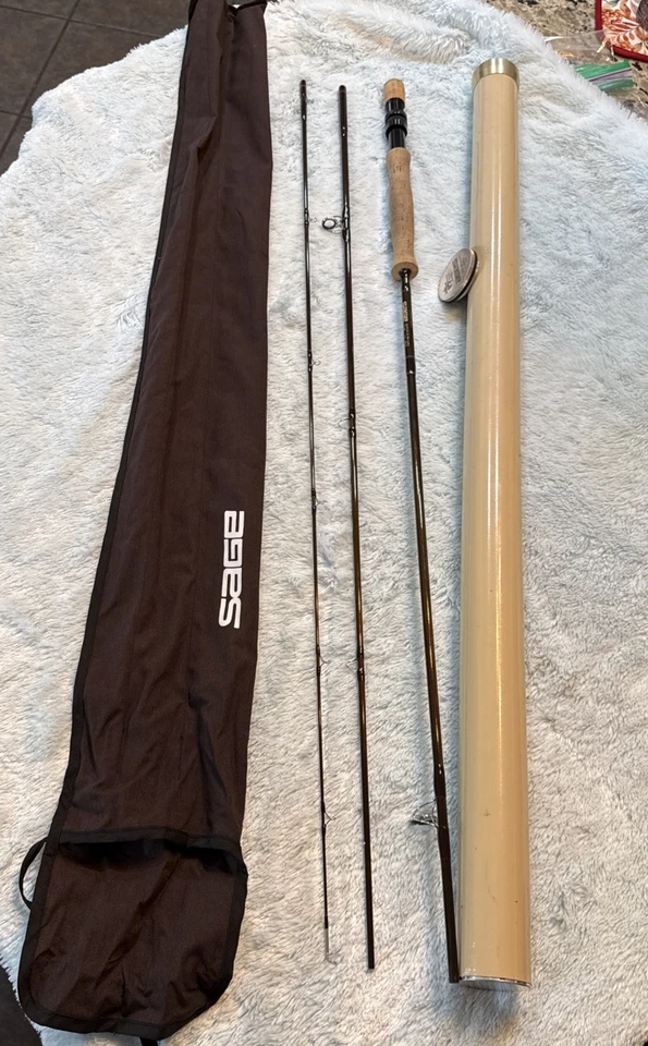Sage fly rod graphite III GFL 990-3 RPLX 9 wt 3 piece 9'0 - Image 2 of 4