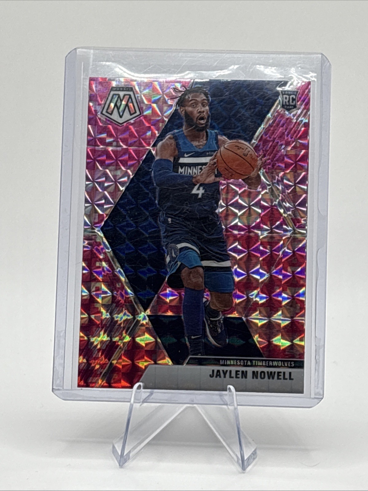 2019-20 Panini Mosaic - Rookies Jaylen Nowell #212 Pink Camo Prizm (RC)
