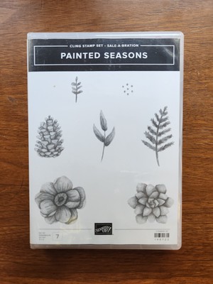 Stampin' Up! ''Painted Seasons'' Cling Stamp set #149722 & Four Seasons Dies