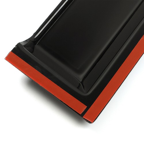 4 piezas para Toyota Tacoma 2024 2025 ventana visera ventilación cortinas sol lluvia protector - negro - Imagen 10 de 12