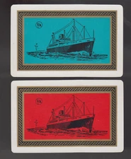 Playing Swap Cards GENUINE 2 single SHIPPING LINE FARRELL LINE