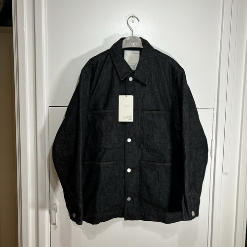 Chaqueta Vaquera Zara Studio Nicholson Negra Talla Pequeña 2553/364 Nueva Con Etiquetas - Imagen 2 de 7